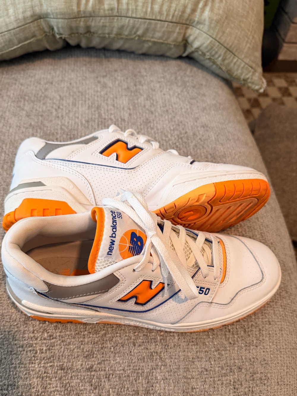NEW BALANCE 550 'LAKERS PACK - VIBRANT ORANGE'
